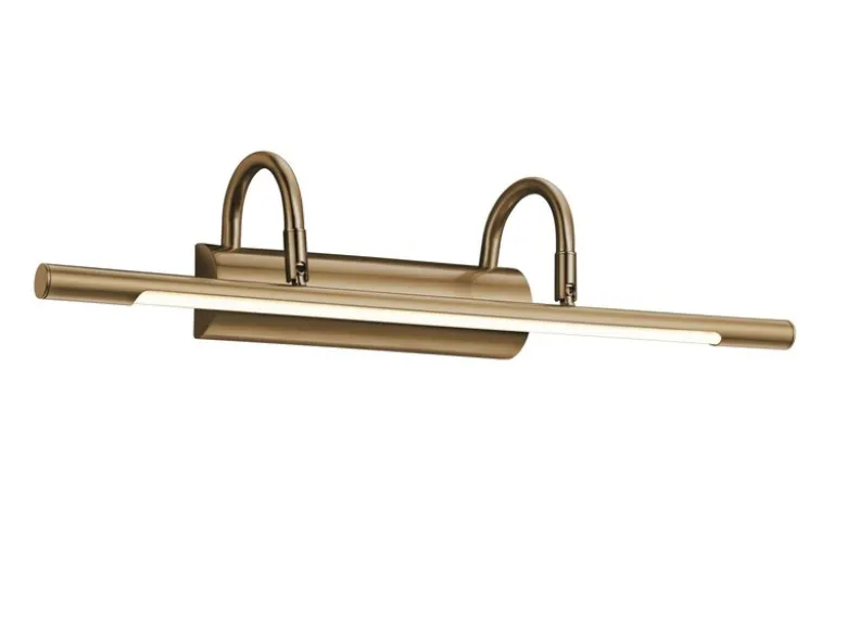 LED Bilderleuchte CUADRO in Altmessing in edler Optik , Breite 48 cm