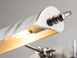 LED Bilderleuchte in Marmoroptik, verstellbar, Breite 44,5cm