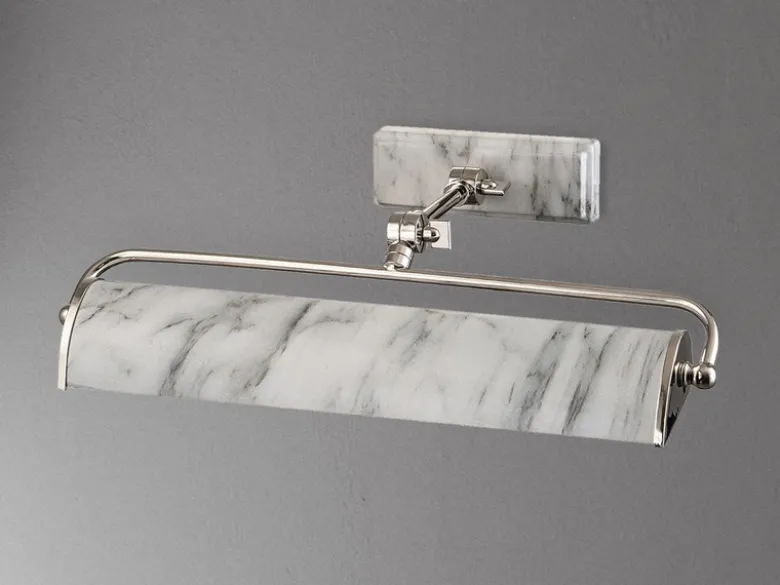 LED Bilderleuchte in Marmoroptik, verstellbar, Breite 44,5cm