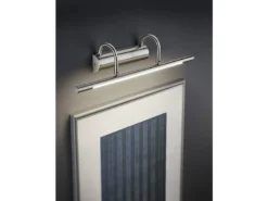 LED Bilderleuchte/Wandleuchte CURADRO Breite 48cm, Silber matt