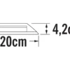 LED Bodenaufbaustrahler 1flammig Aufbauspot aussen anthrazit ALU Ø20cm IP65