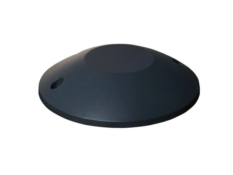 LED Bodenaufbaustrahler 1flammig Aufbauspot aussen anthrazit ALU Ø20cm IP65