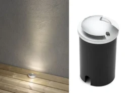 LED Bodeneinbaustrahler, Ø 8,8 cm, 200Lm, IP65, belastbar bis 500kg