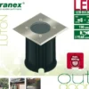 LED Bodeneinbaustrahler für Außen, eckig, befahrbar, max 800 kg Last, IP65