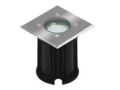LED Bodeneinbaustrahler für Außen, eckig, befahrbar, max 800 kg Last, IP65