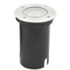 LED Bodeneinbaustrahler mit 4 Farbscheiben, Ø 11 cm, Edelstahl, IP67