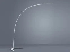 LED Bogenlampe SHANGHAI modern, 200cm Ausladung, stufenlos dimmbar in Weiß