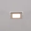 LED Deckeneinbaustrahler NIMBUS Chromfarben getrennt schaltbar IP44 8cm