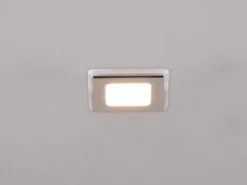 LED Deckeneinbaustrahler NIMBUS Chromfarben getrennt schaltbar IP44 8cm