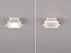 LED Deckeneinbaustrahler NIMBUS Weiß, getrennt schaltbar, IP44 - 8cm