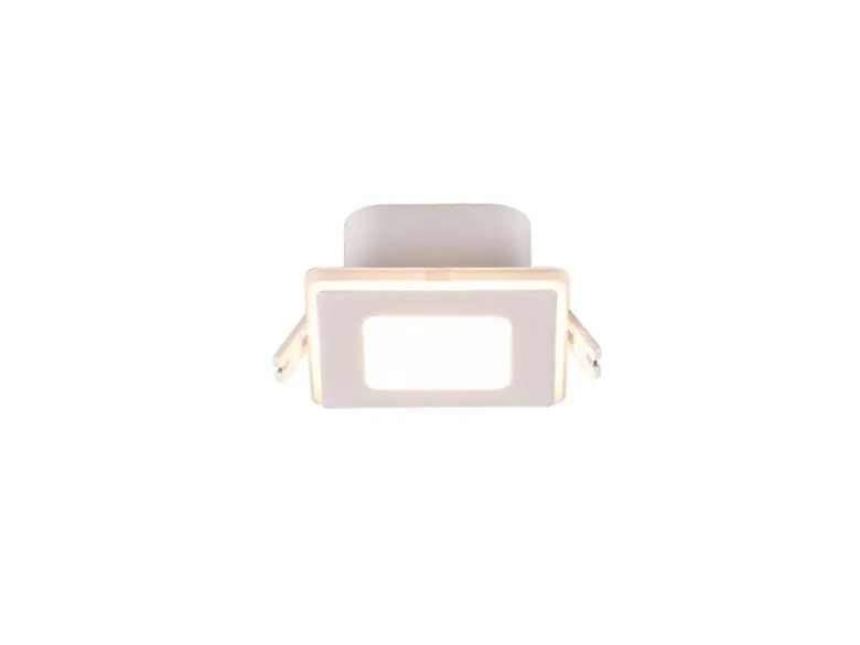 LED Deckeneinbaustrahler NIMBUS Weiß, getrennt schaltbar, IP44 - 8cm
