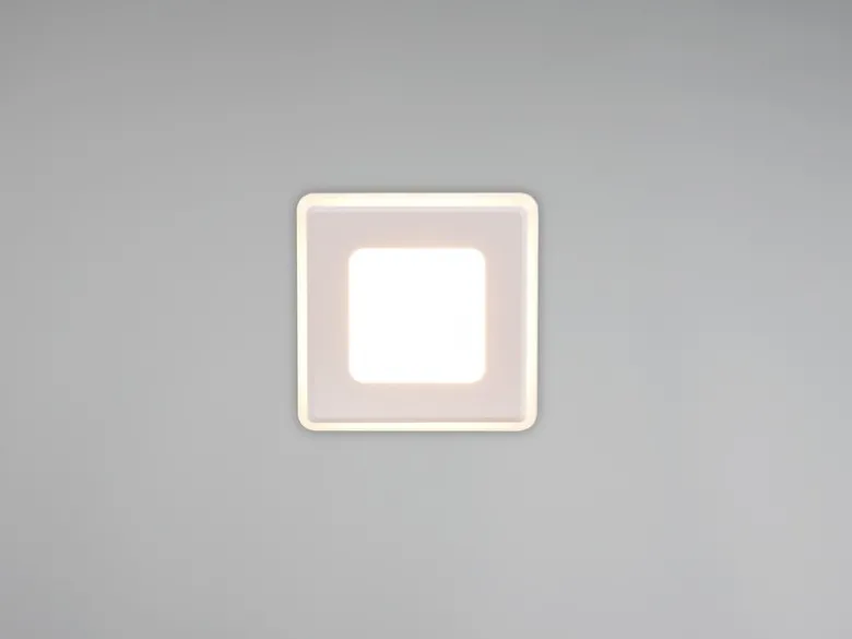 LED Deckeneinbaustrahler NIMBUS Weiß, getrennt schaltbar, IP44 - 8cm