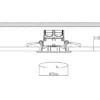 LED Deckeneinbaustrahler PAMIR eckig 3er Set schwenkbar dimmbar Chrom glänzend