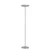 LED Deckenfluter DENT Silber dimmbar, Höhe 180cm
