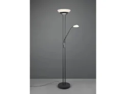 LED Deckenfluter ORSON Schwarz mit Leselicht, dimmbar flexibel - 180cm