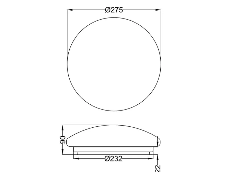 LED Deckenleuchte ACHAT mit Sternenhimmel Kunststoff Weiß, Ø 27cm