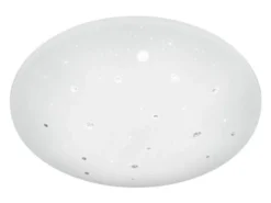 LED Deckenleuchte ACHAT Weiß Sternenhimmel Stufendimmer, Ø 50cm