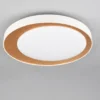 LED Deckenleuchte ALETA Weiß Gold mit Fernbedienung dimmbar & Tageslicht, Ø 45cm
