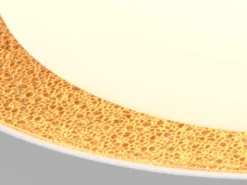 LED Deckenleuchte ALETA Weiß Gold mit Fernbedienung dimmbar & Tageslicht, Ø 45cm