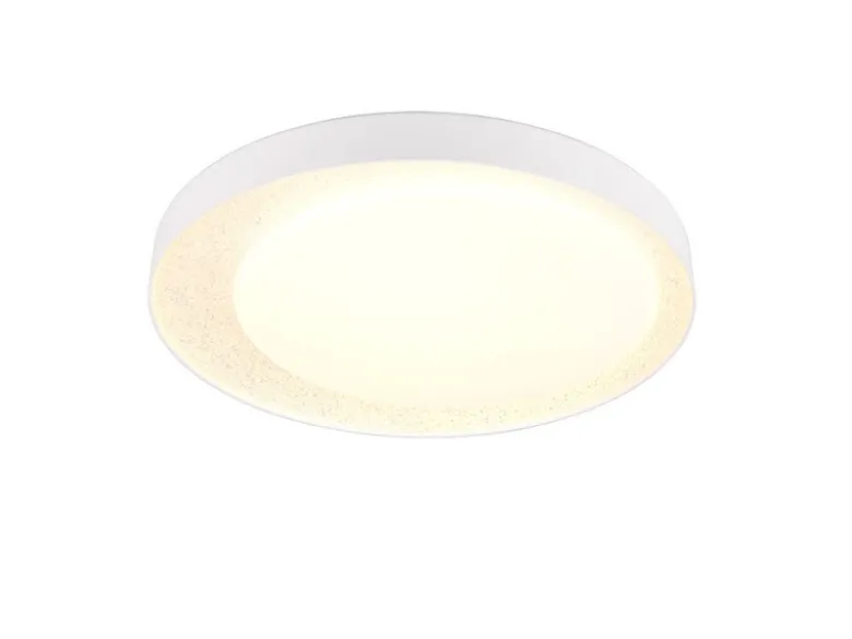 LED Deckenleuchte ALETA Weiß mit Fernbedienung dimmbar & Tageslicht, Ø 45cm