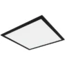 LED Deckenleuchte ALPHA Schwarz Panel eckig Ultra Slim, Quadrat 45cm