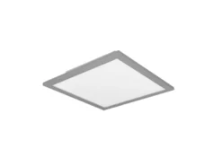 LED Deckenleuchte ALPHA Titan Panel eckig Ultra Slim, Quadrat 29cm