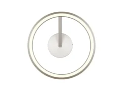 LED Deckenleuchte AMADOR Metall Silber, dimmbar & Lichtfarbe einstellbar Ø 45cm