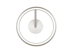 LED Deckenleuchte AMADOR Metall Silber, dimmbar & Lichtfarbe einstellbar Ø 45cm