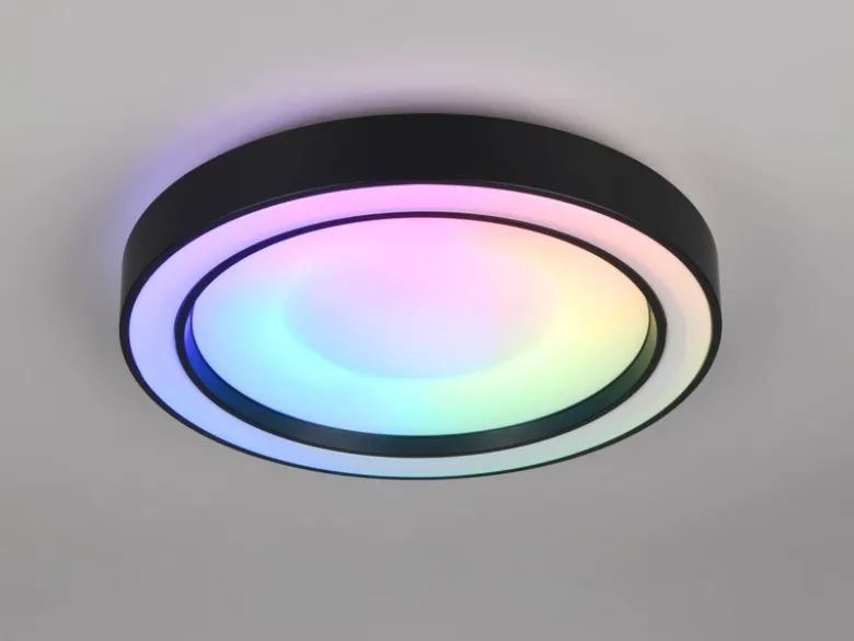 LED Deckenleuchte ARCO mit Fernbedienung & RGB Farbwechsler, Ø 40cm
