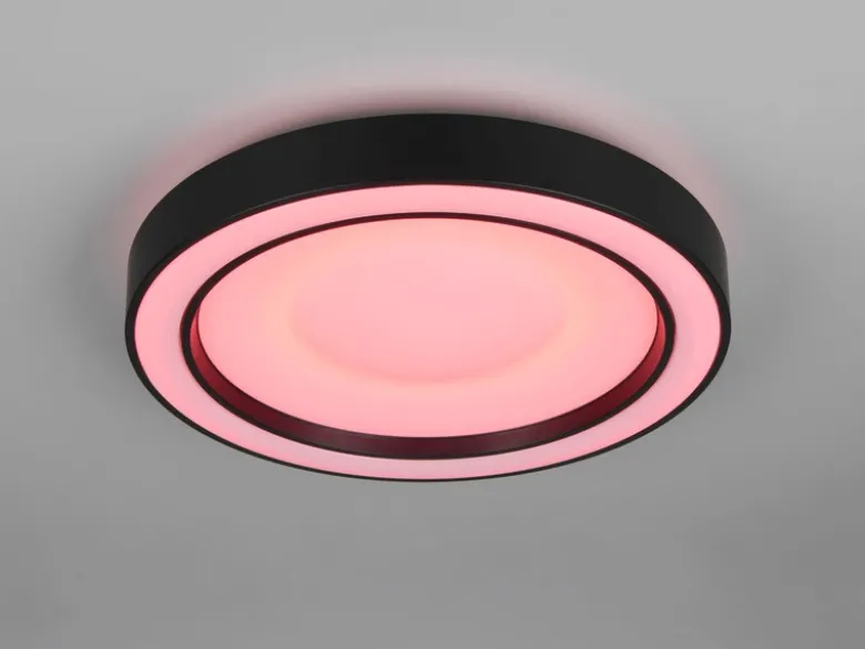 LED Deckenleuchte ARCO mit Fernbedienung & RGB Farbwechsler, Ø 40cm