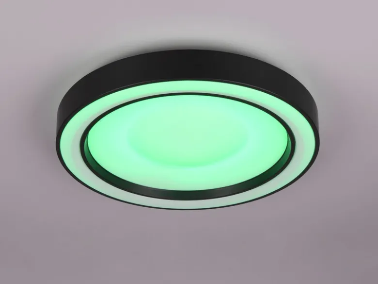 LED Deckenleuchte ARCO mit Fernbedienung & RGB Farbwechsler, Ø 40cm