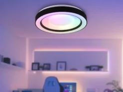 LED Deckenleuchte ARCO mit Fernbedienung & RGB Farbwechsler, Ø 49cm