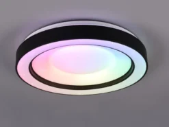LED Deckenleuchte ARCO mit Fernbedienung & RGB Farbwechsler, Ø 49cm
