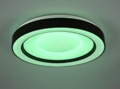 LED Deckenleuchte ARCO mit Fernbedienung & RGB Farbwechsler, Ø 49cm