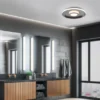 LED Deckenleuchte ASCARI rund Silber Chrom dimmbar IP44, Ø 30cm