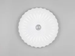 LED Deckenleuchte ATARIS flach mit Fernbedienung Weiß, Ø 38cm