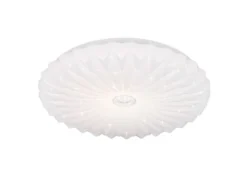 LED Deckenleuchte ATARIS flach mit Fernbedienung Weiß, Ø 38cm