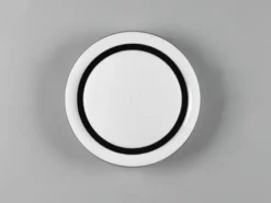 LED Deckenleuchte ATRIA Fernbedienung dimmbar Sternenhimmel Schwarz, Ø 27cm