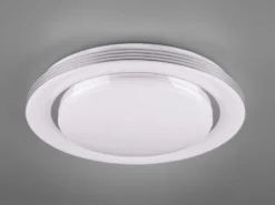 LED Deckenleuchte ATRIA mit Fernbedienung dimmbar Sternenhimmel Weiß Ø 48cm