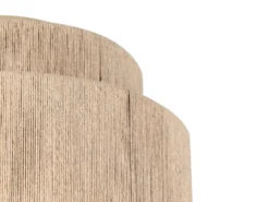 LED Deckenleuchte aus Jute Natur im Boho Stil, Ø 30cm