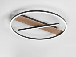 LED Deckenleuchte AZIMUTH 3 Lichtfarben einstellbar inkl. Tageslichtweiß, Ø 50cm