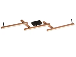 LED Deckenleuchte BELLARI aus Holz mit Fernbedienung, Breite max. 180cm