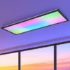 LED Deckenleuchte BETA mit Fernbedienung und RGBW Farbwechsler, Breite 80cm