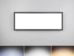 LED Deckenleuchte BETA mit Fernbedienung und RGBW Farbwechsler, Breite 80cm