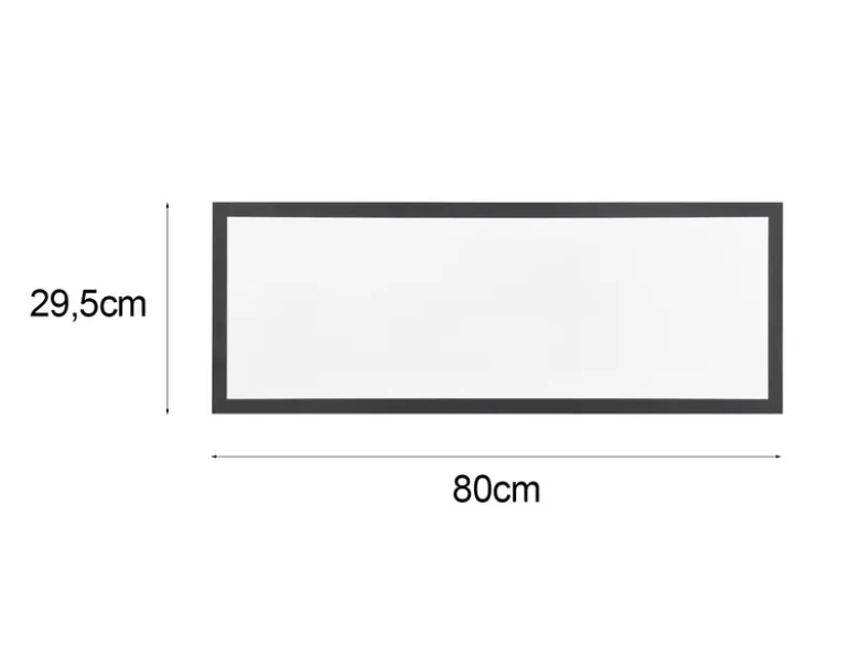 LED Deckenleuchte BETA mit Fernbedienung und RGBW Farbwechsler, Breite 80cm