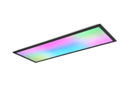 LED Deckenleuchte BETA mit Fernbedienung und RGBW Farbwechsler, Breite 80cm