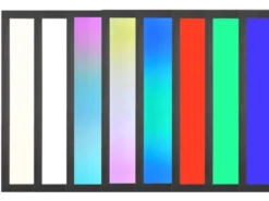 LED Deckenleuchte BETA mit Fernbedienung und RGBW Farbwechsler Quadrat, 44cm