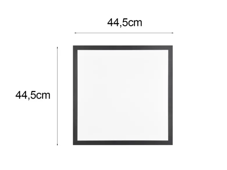LED Deckenleuchte BETA mit Fernbedienung und RGBW Farbwechsler Quadrat, 44cm