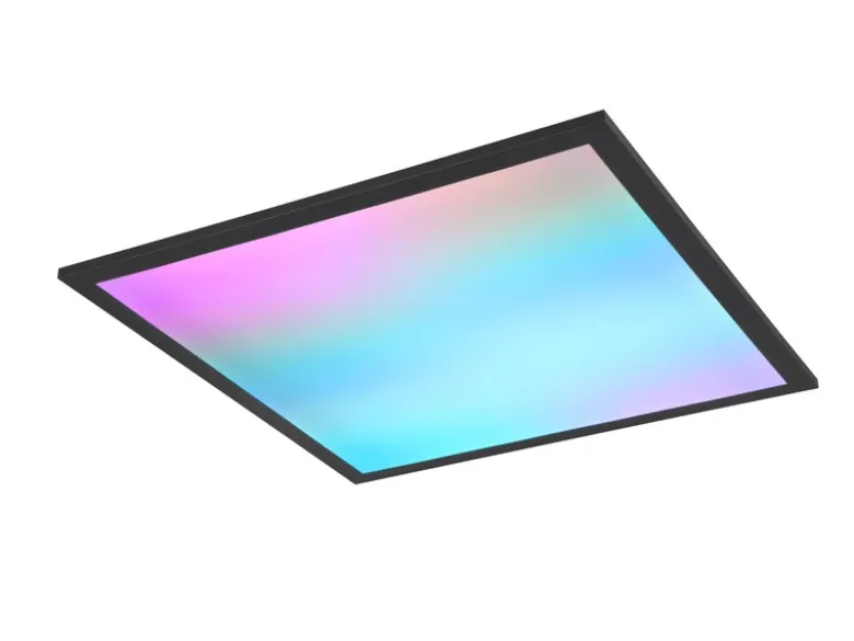 LED Deckenleuchte BETA mit Fernbedienung und RGBW Farbwechsler Quadrat, 44cm