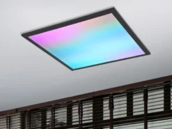 LED Deckenleuchte BETA mit Fernbedienung und RGBW Farbwechsler Quadrat, 44cm